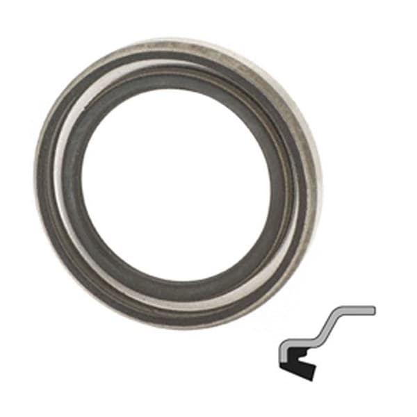 Skf Lip Seal, 3 in. Shaft Dia, 3-1/2 in. Housing Bore, 5/16 in. Nominal Width 29840 / 3X3.5X0.313 HM1 R - main